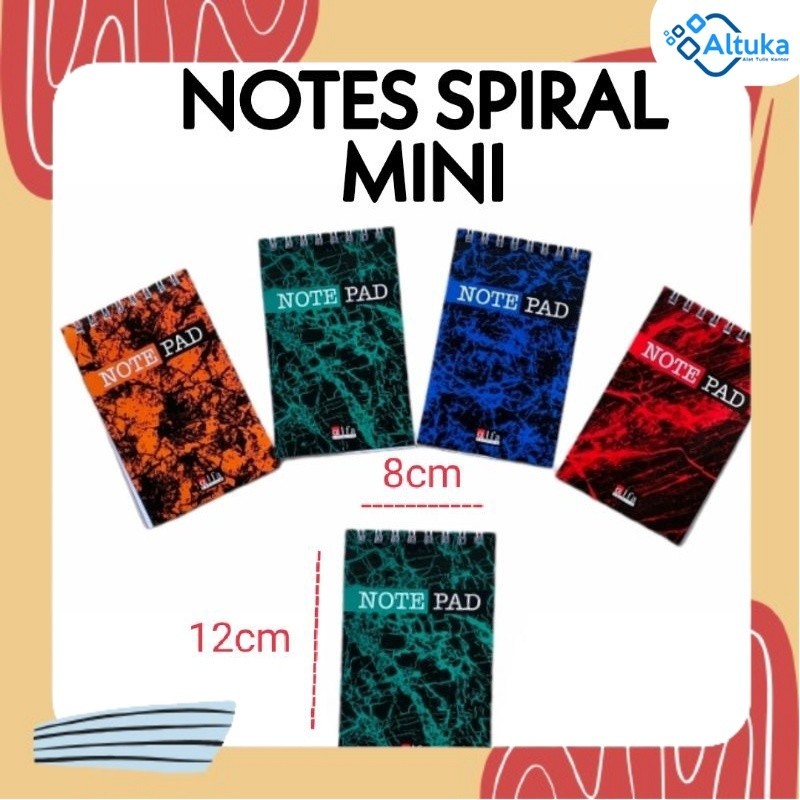 

Block note / Blok note / Notes Spiral Mini ALFA 404