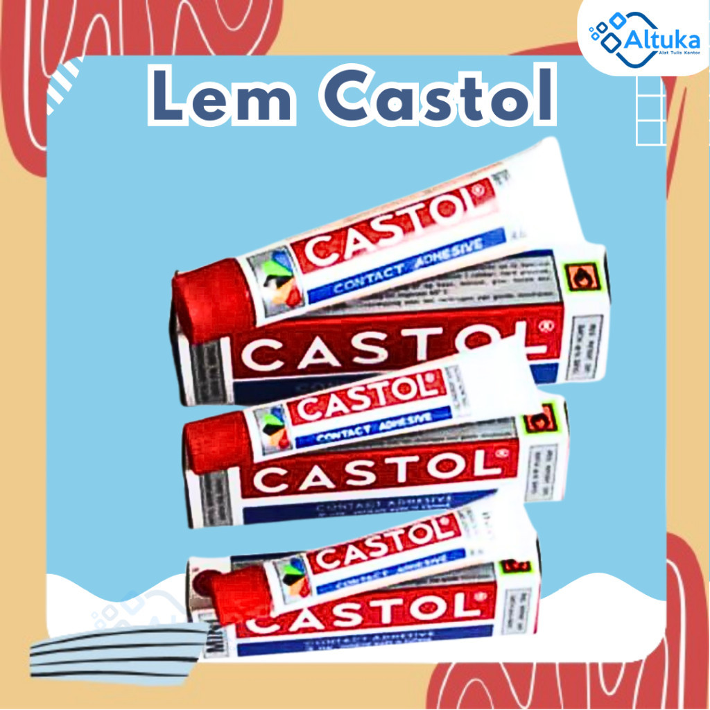 

Lem Castol Mini / Perekat Castol Murah