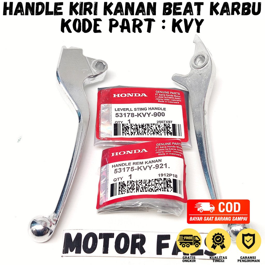 Handle Rem Beat Karbu /
Handle Satu Set Kanan Kiri Honda Beat Karbu / Handle Rem Vario Karbu / Gagan