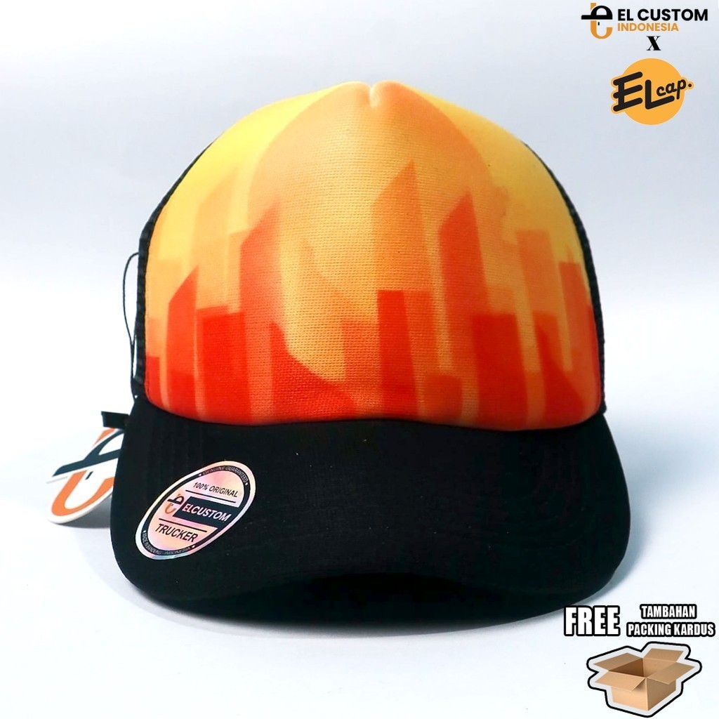 SANGSAKALA - Topi Jaring Airbrush / Topi Custom/  Tiedye/ Topi Premium / Topi Trucker / Topi SMA / T