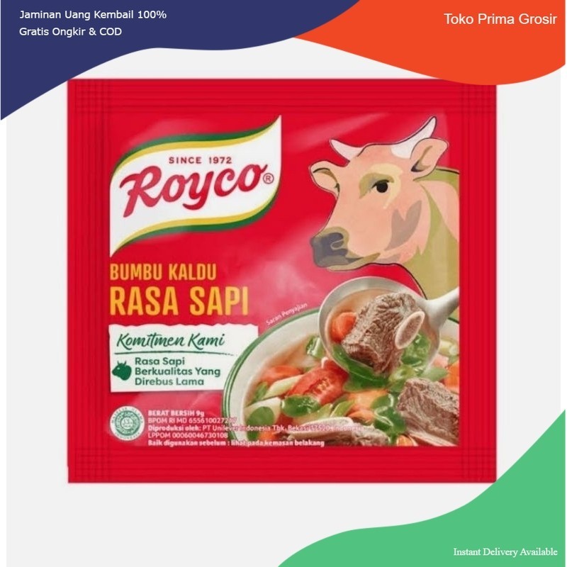 

Royco Rasa Sapi dan Ayam 12 x 8 Gram (Renteng)