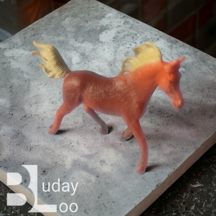 Figure Mainan  Miniatur  Kuda Arabian Stallion Horse 6 cm Animal Figure