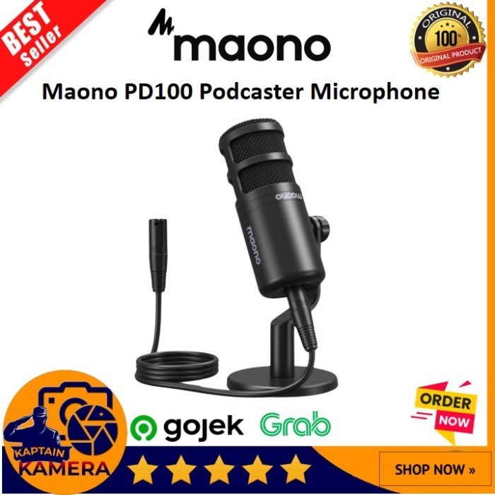 Maono PD100 Podcaster Dynamic XLR Maono PD-100 Microphone