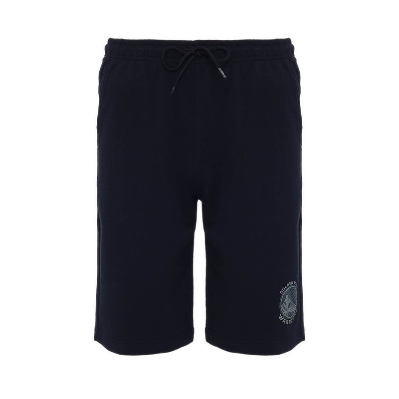 NBA WARRIORS MEN'S SHORTS - BLACK