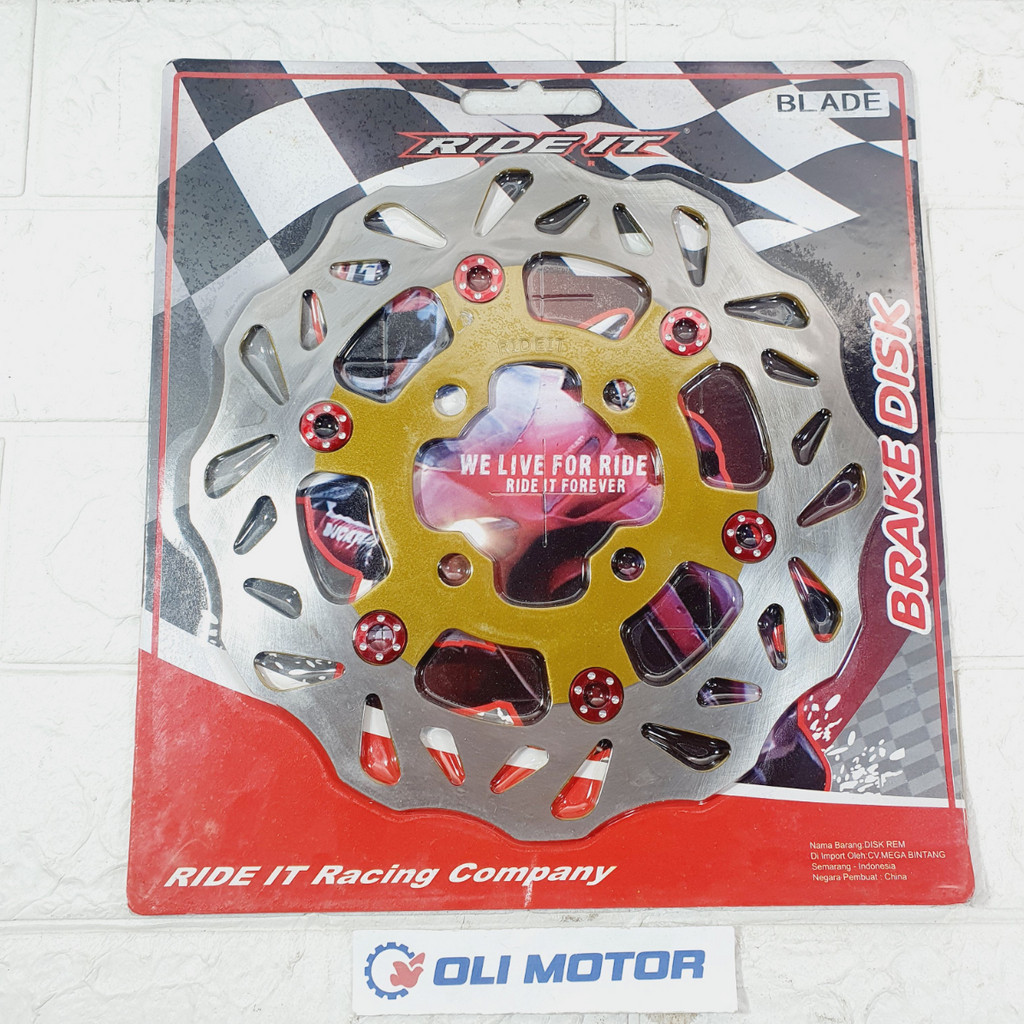Piringan Cakram Depan Blade Revo Supra X 125 Helm In 220mm RIDE IT