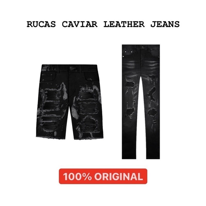 PROMO SPESIAL RAMADHAN RUCAS CAVIAR LEATHER BIKER SHORTS / LONG / DELIVERY II / CAVIAR LEATHER V2
