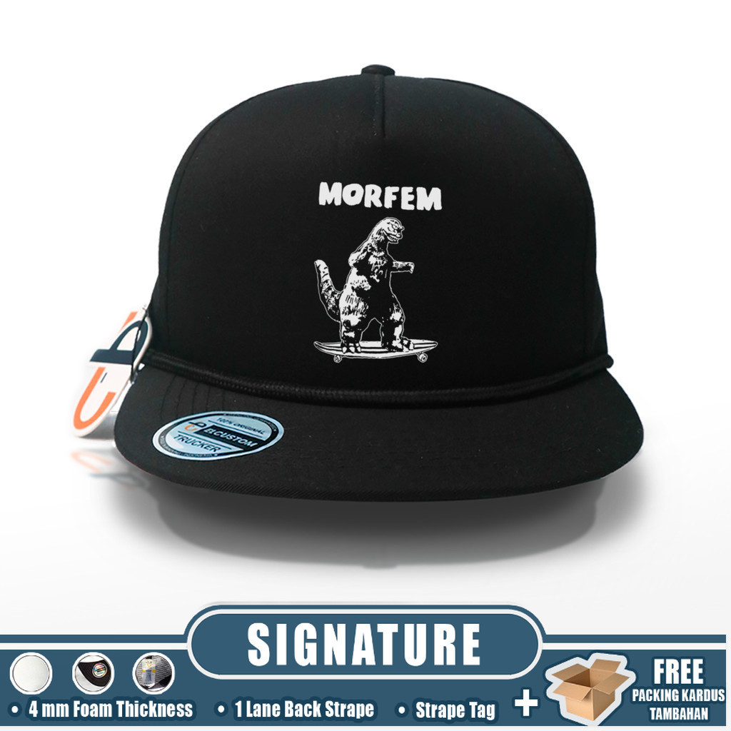 Signature - MORFEM SNAPBACK CAPS /  Band / Topi Snapback / Topi Twill / Design Custom / SB Drill / T