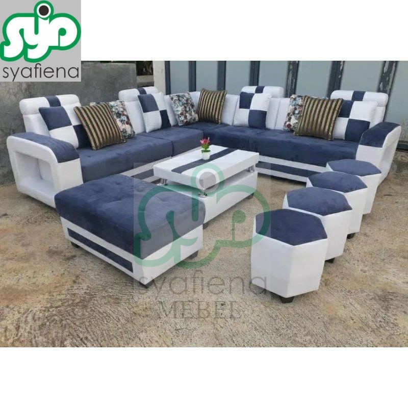 MURAH Sofa beranak sofa L sudut beranak sofa tamu murah sofa minimalis sofa cirebon sofa oscar 1set 