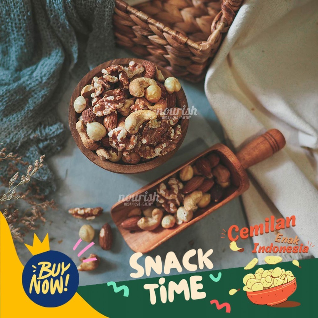 

Special Diskon Roasted Mix Nuts 500 gr