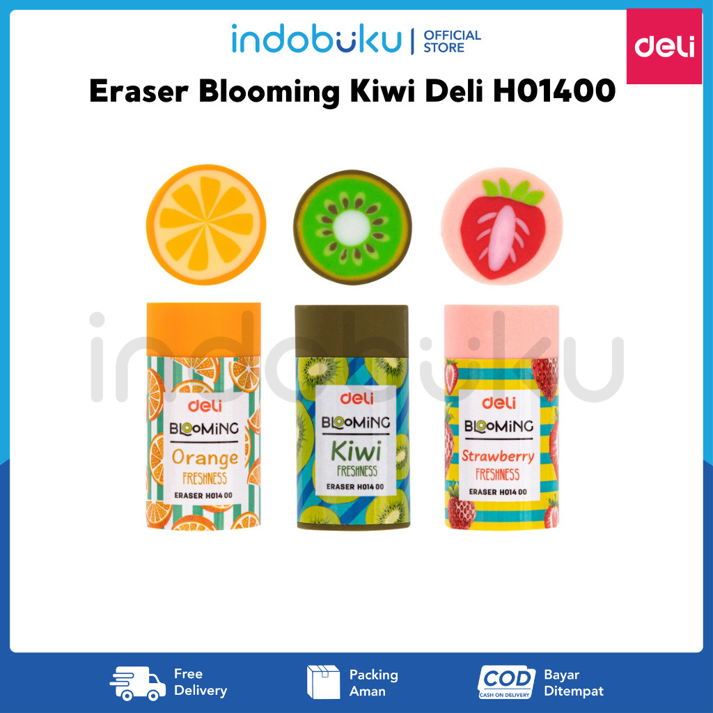 

Eraser Blooming Kiwi Deli H01400 Penghapus Kiwi Deli H01400