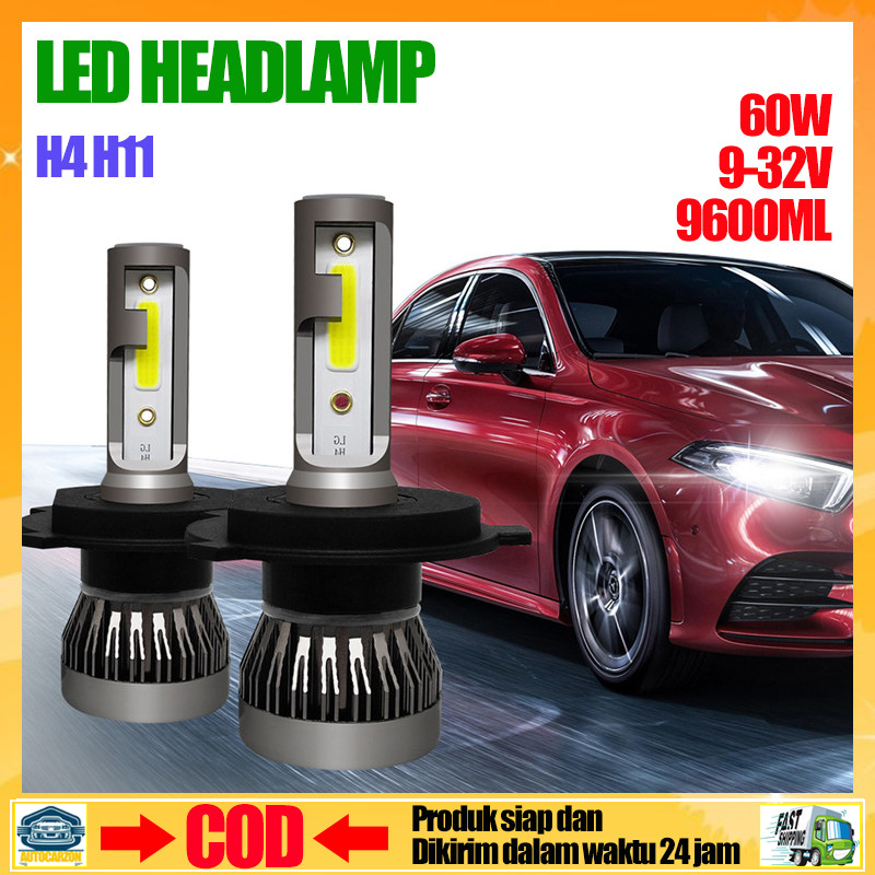 LAMPU LED MOBIL H4 H11 HEADLAMP LAMPU 60 WATT