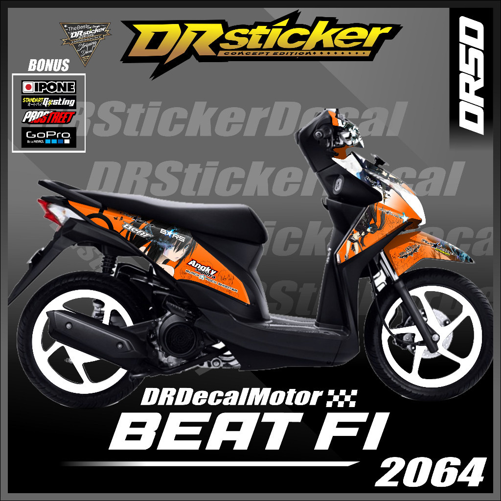 BISA COD Stiker Full Body Beat FI old- Decal Sticker - Anime