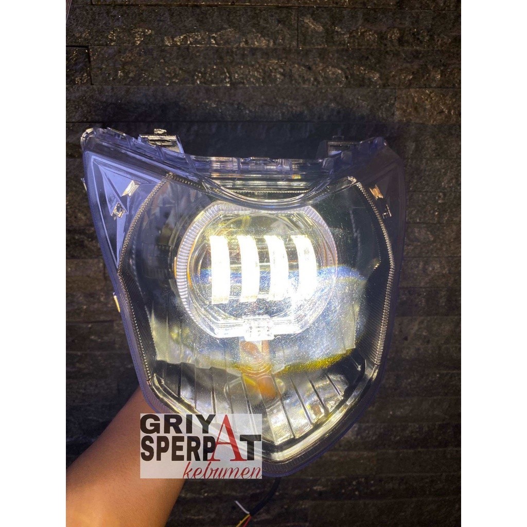 LAMPU DEPAN HONDA VERZA BILED PROJIE LED