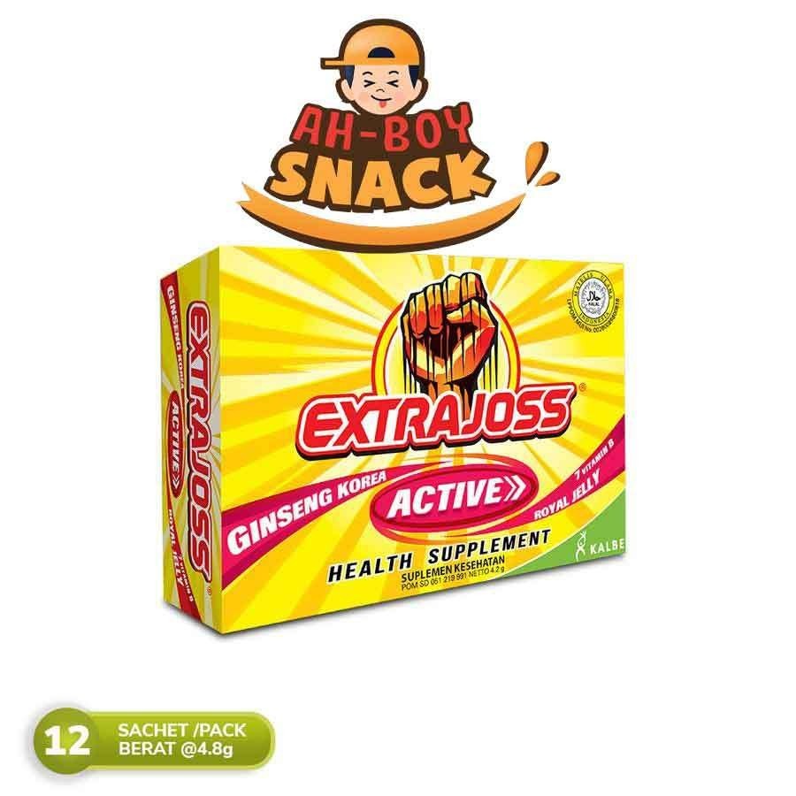 

EXTRAJOSS ACTIVE PER BOX ISI ( 12 SACHET X 4 GRAM ) - SUPLEMEN KESEHATAN EXTRA JOSS ACTIVE PER BOX