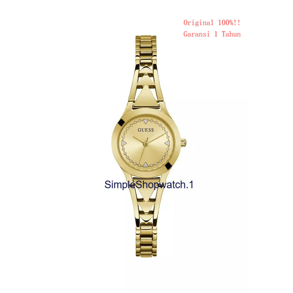 Original 100% GUESS GW0609L2 TESSA Jam Tangan Wanita   Gold Garansi Resmi 1 Tahun