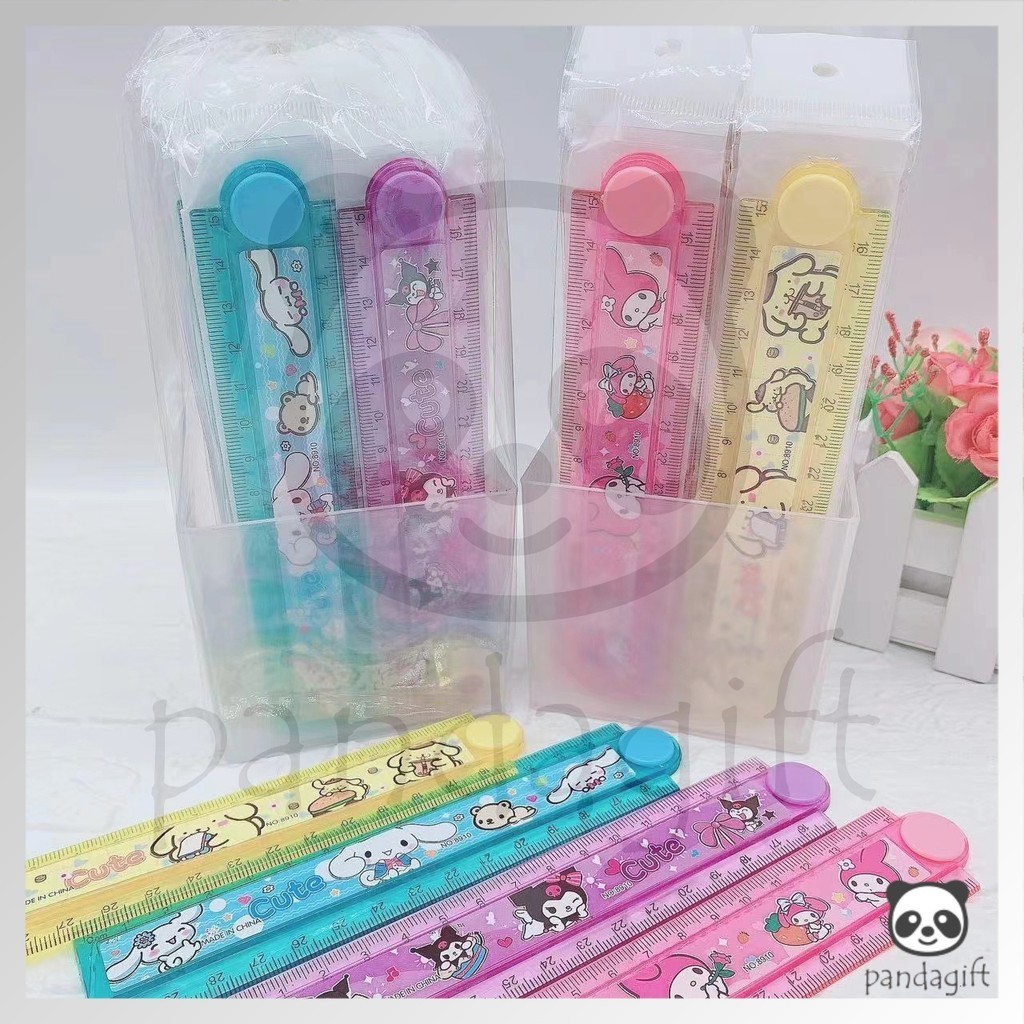 

(COD) 1 Pack isi 40 Pcs Penggaris lipat 30 cm sanrio / cinnamoroll / melody / kuromi- GG0318