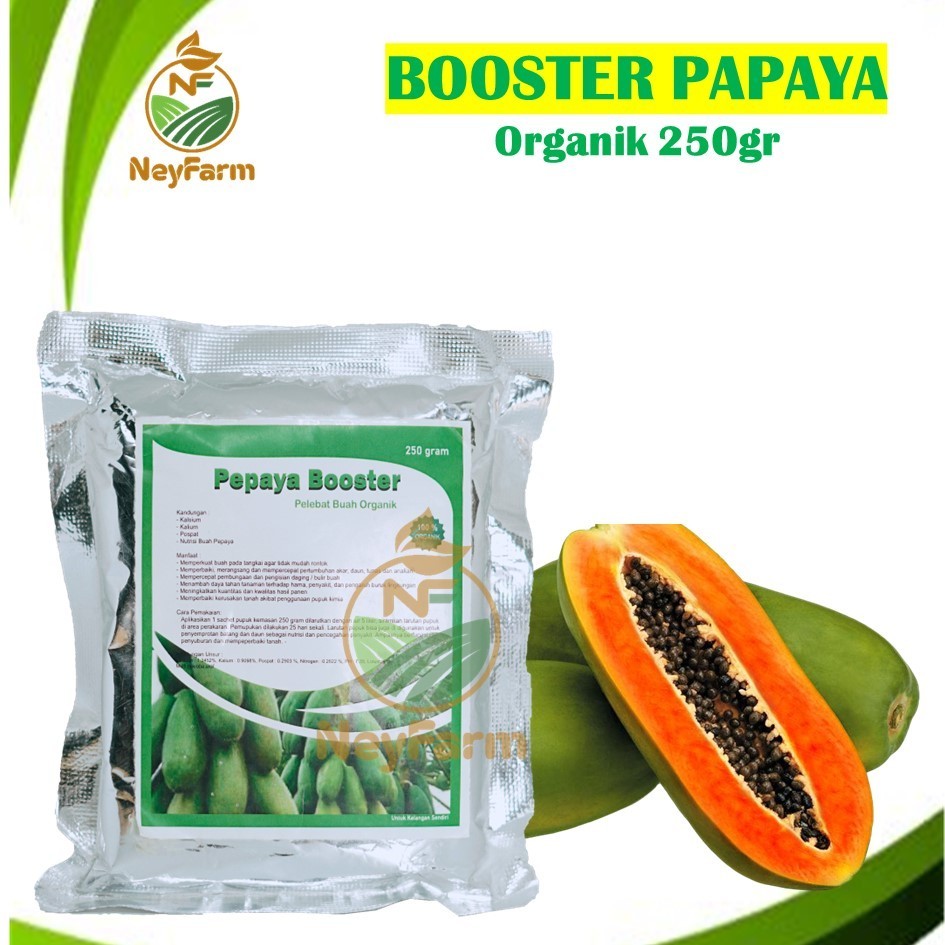 Pupuk Organik Booster Papaya Pepaya Pupuk Pelebat Pepaya Perangsang Buah Anti Rontok