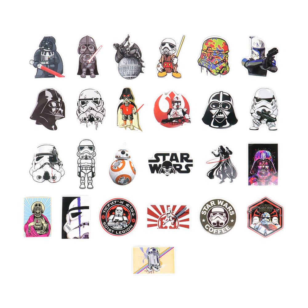 

Stiker Tempel Star Wars 25 PCS - No Color