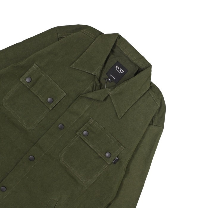 DREELAND  -  Trucker Outer Hijau Army - S