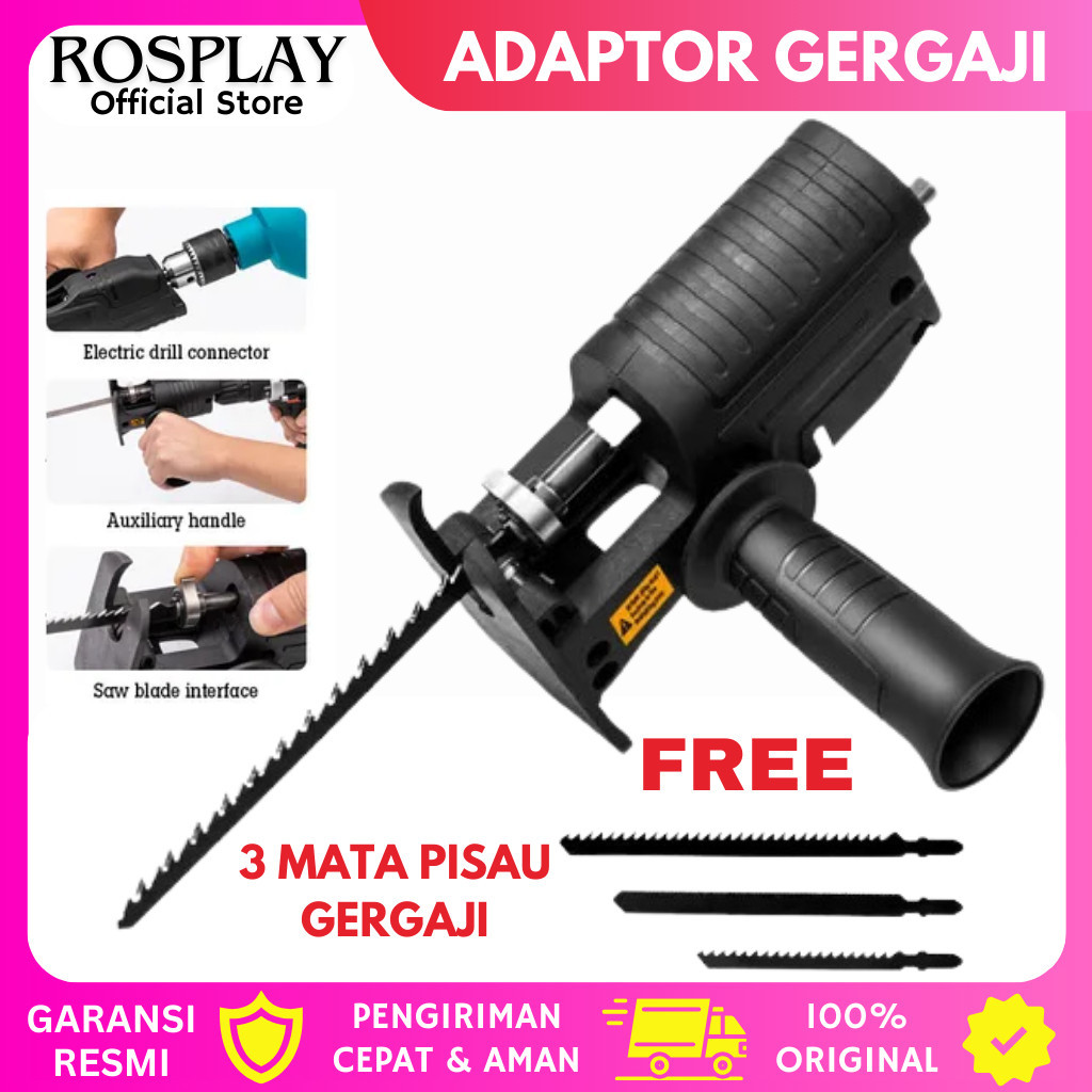 Adaptor mesin Bor Jadi Gergaji Mesin Bor Gergaji Jig Saw