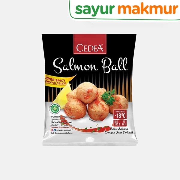 

Cedea Salmon Ball 200 gram Sayurmakmur