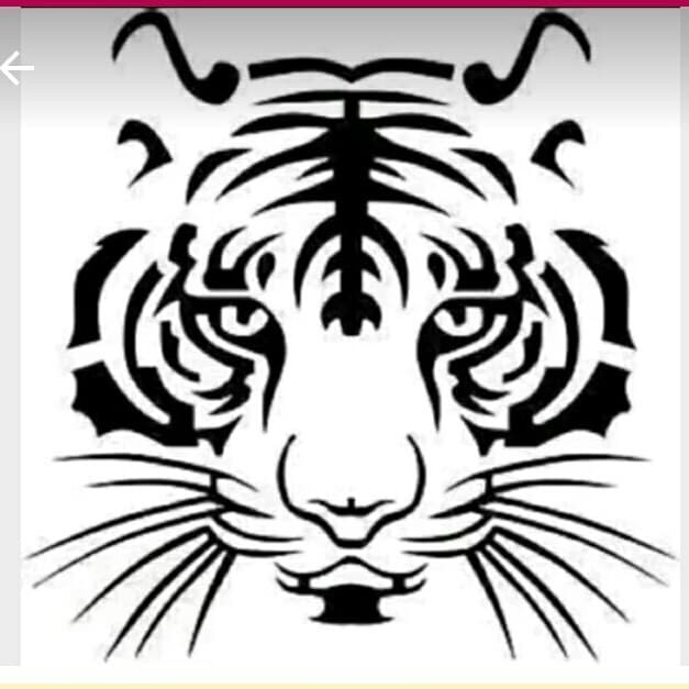 Cutting sticker Harimau Visor Motor Cutting Stiker Keren kaca mobil motor keren