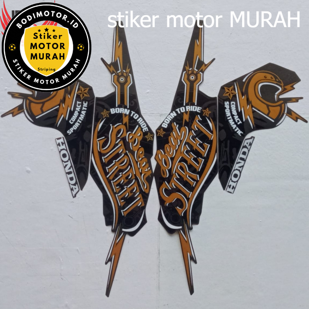 Stiker Striping Honda Beat Street 2019 - List Stiker Standar Beat Street 2019 - Striping Standar Bea
