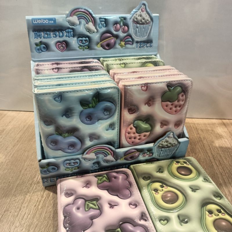 

NOTEBOOK 3D (WB 95564-6) | WEIBO BUKU NOTES