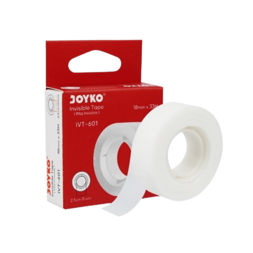 

JOYKO INVISIBLE TAPE PITA PEREKAT IVT-601 | SOLATIP SELOTIP BENING