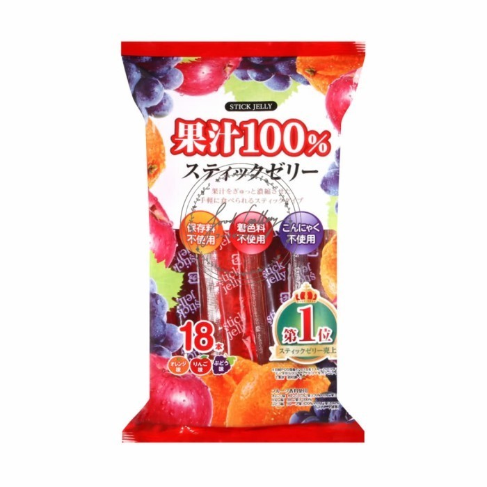 

Ribon Fruit Jelly Stick JAPAN