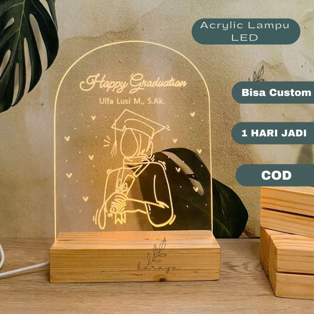 

Hadiah Hampers Box Gift Akrilik Custom Graduation Wisuda Birthday Pernikahan Wedding Lamaran Cewek Cowok/ Baru Mewah