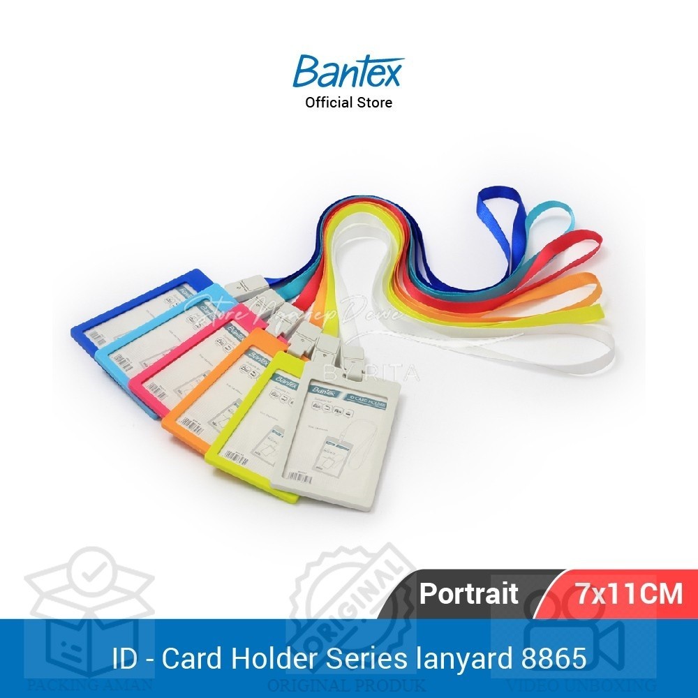

ID CARD PORTRAIT + LANDYARD BANTEX 8865 / NAME TAG barang original seperti gambar