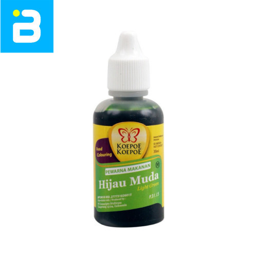 

Koepoe Koepoe Pewarna Hijau Muda 30ML