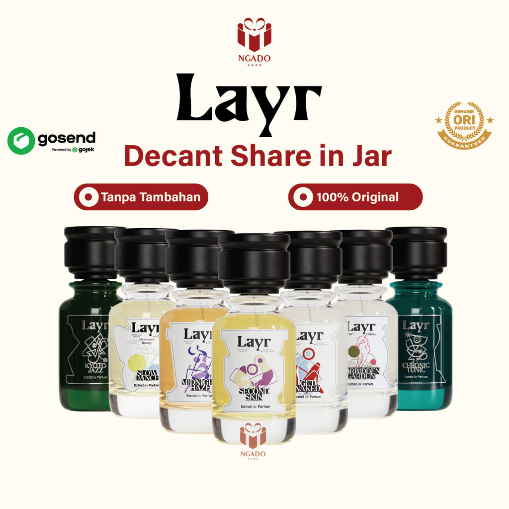 Decant Parfum Layr Original 2ml 5ml Parfume 2 ml 5 ml Second Skin , VILLA ENIGMA , Forbidden Garden