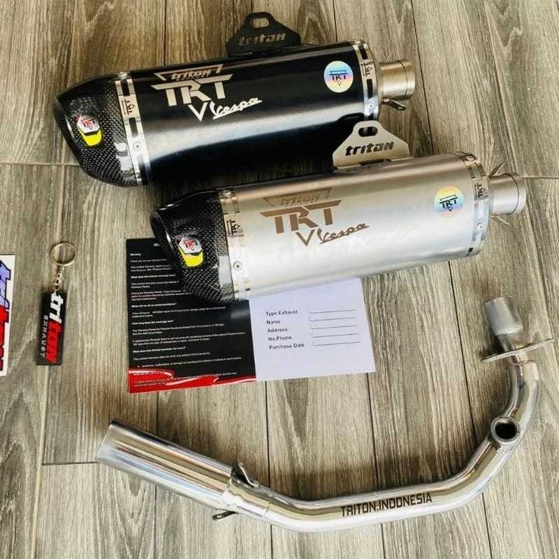 Knalpot Vespa, Knalpot Vespa Matic, Knalpot Vespa Sprint Iget 150, Knalpot Vespa Primavera 3v dan 2v