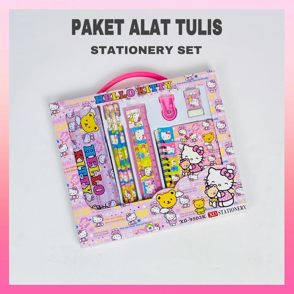 

JOS Stationery Set 8in1 Karakter / Paket Alat Tulis Set