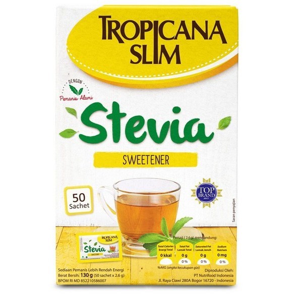 

Tropicana Slim Sweetener Stevia 50 s