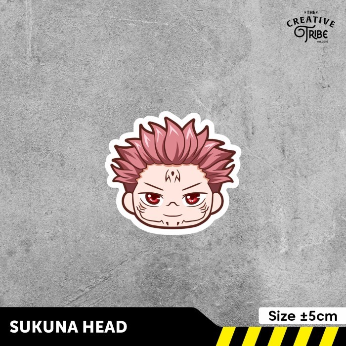 

Jujutsu Kaisen - Sticker Vinyl Die Cut - Stiker Laptop Anime Gojo - Megumi HEAD, St Die Cut