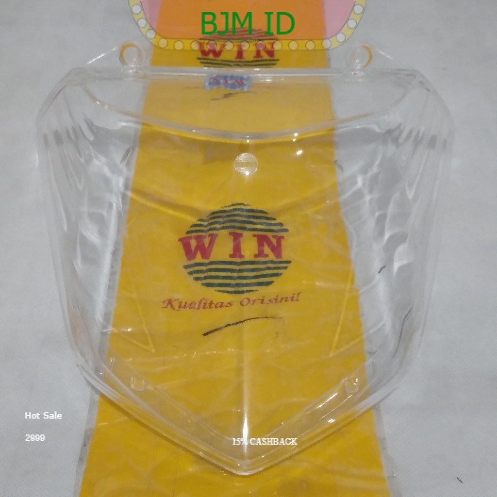 BJM PART - Mika Lampu Belakang Putih Bening Besar Revo 110 Karbu / Revo Fit 2007 2008 2009 2010 2011