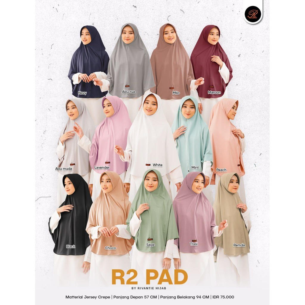 Jilbab R2 Pad by Rivantie