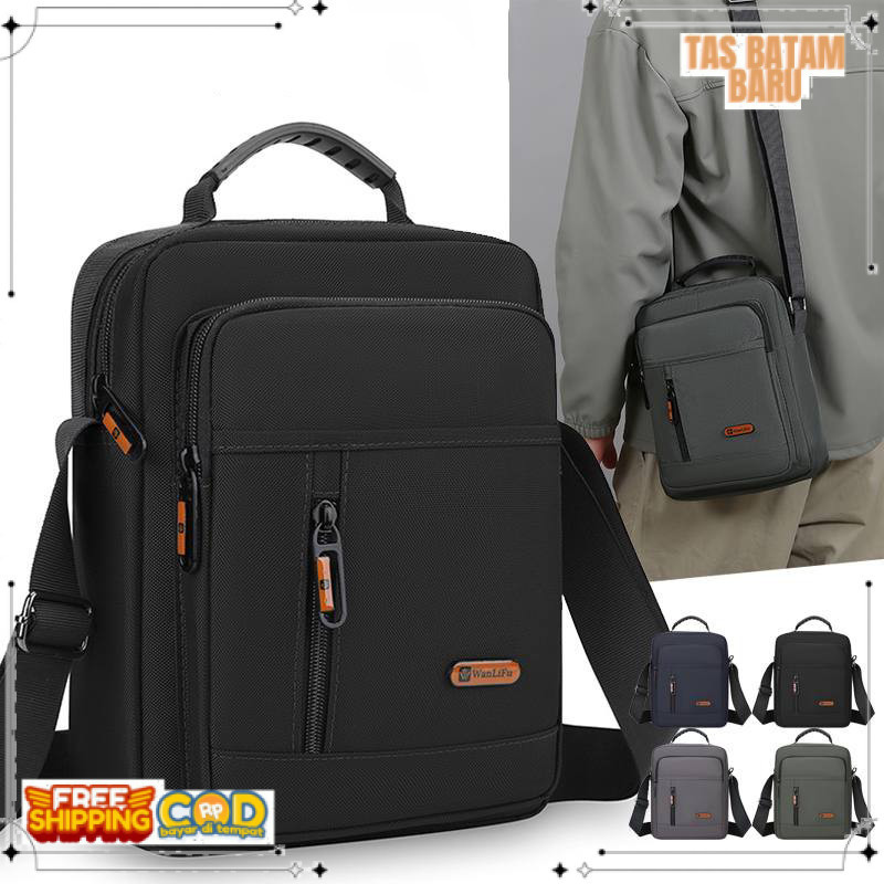 Tas Selempang Pria HandBag Sling Bag 865 Import - WaterProof dan Berkualitas