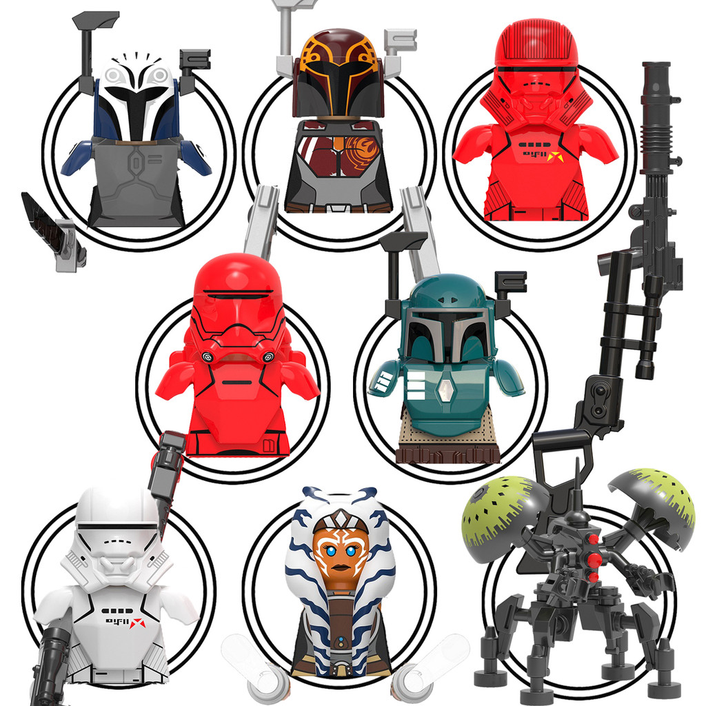 

KT1045 Building Blocks SW Soilder Character Figures Bricks Children Education Gift Toys