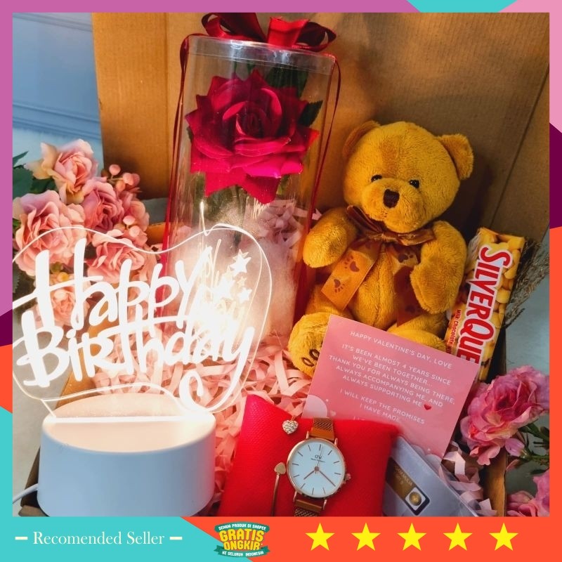 

Hampers Wedding Anniversary Wisuda Keren Unik / PREMIUM Hadiah Ulang Tahun Hampers Cewek / Kado Pacar Birthday Gift