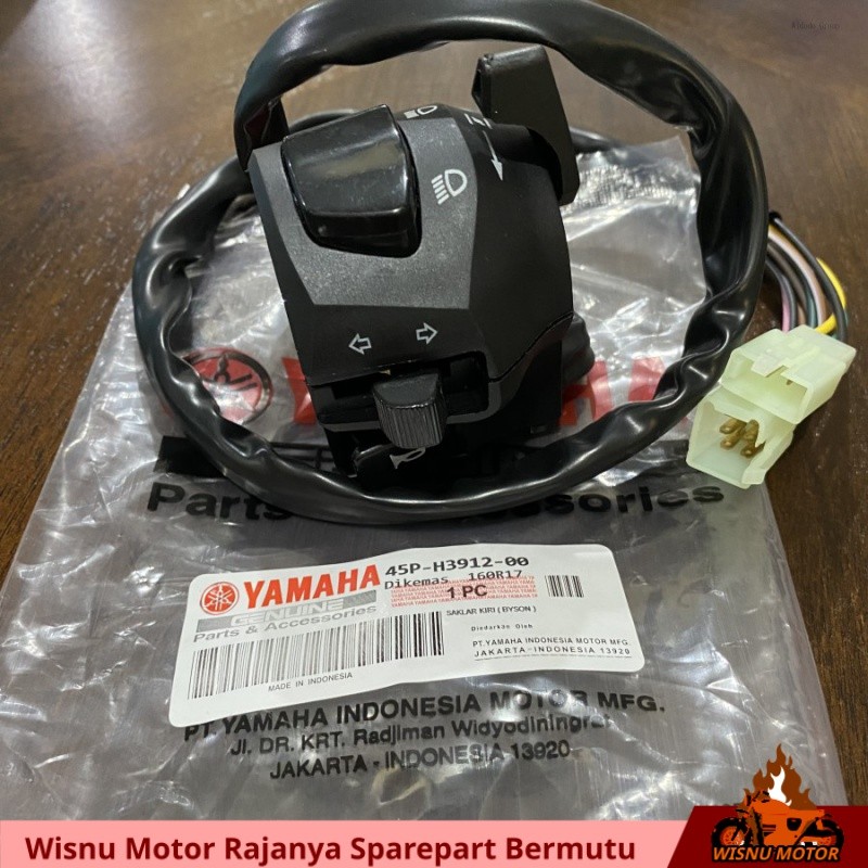 45P SAKLAR KIRI YAMAHA MOTOR BYSON BISON TOMBOL KLAKSON SEIN DIM SEN HORN DIMMER