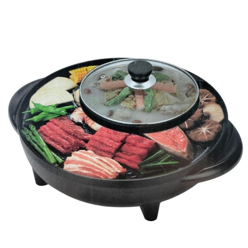 Pot Shabu/Electrik Grill Shabu multi pan Multi Grill Pan Listrik New .
