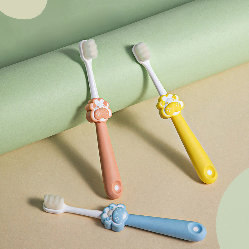 Sanbebi New Sikat Gigi Bayi/Anak Bulu Halus Lembut Training Tooth Brush Karakter Singa Lion