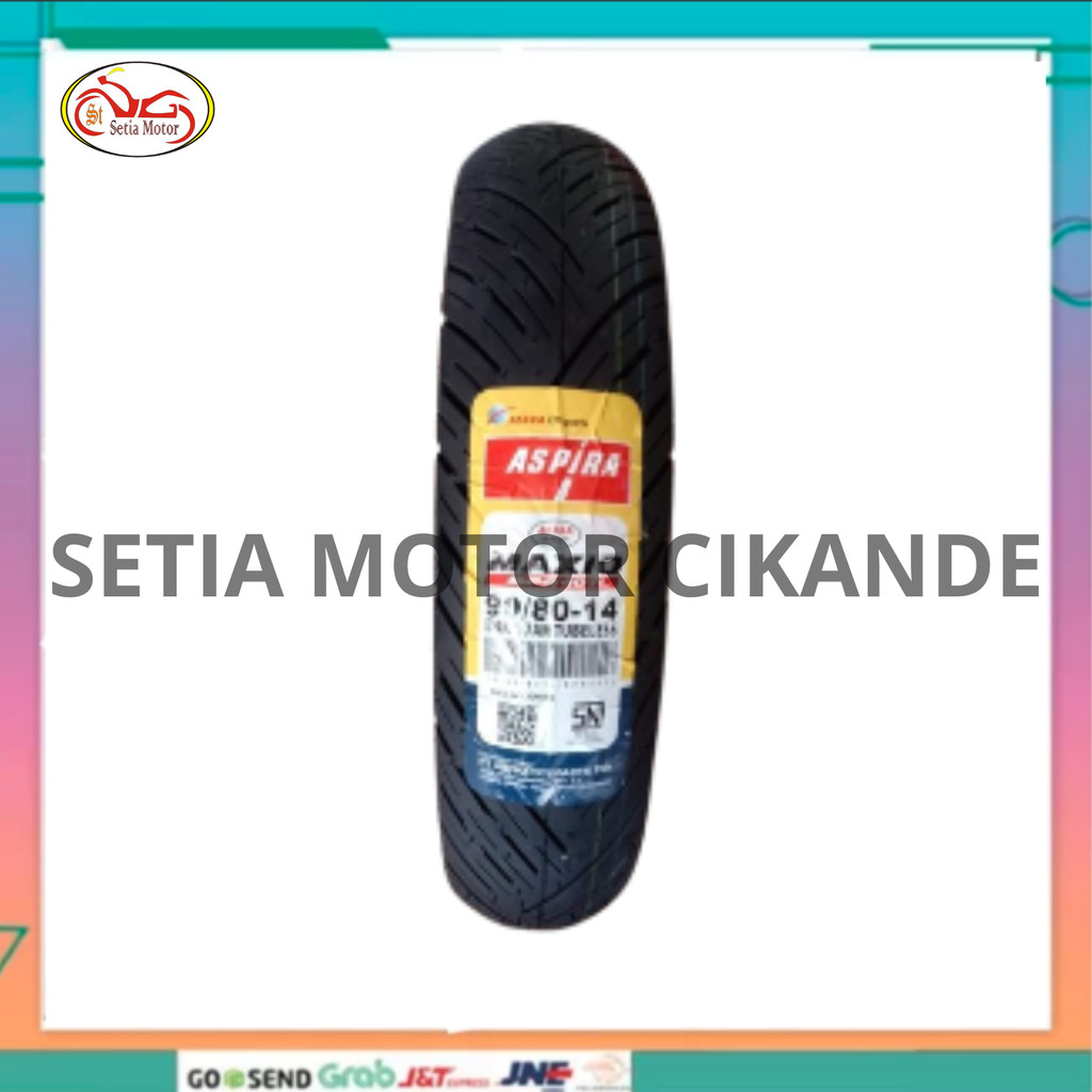 Ban Tubles Tubeless Depan Maxio TL 90/80-14 Spr 40 ASPIRA MAXIO