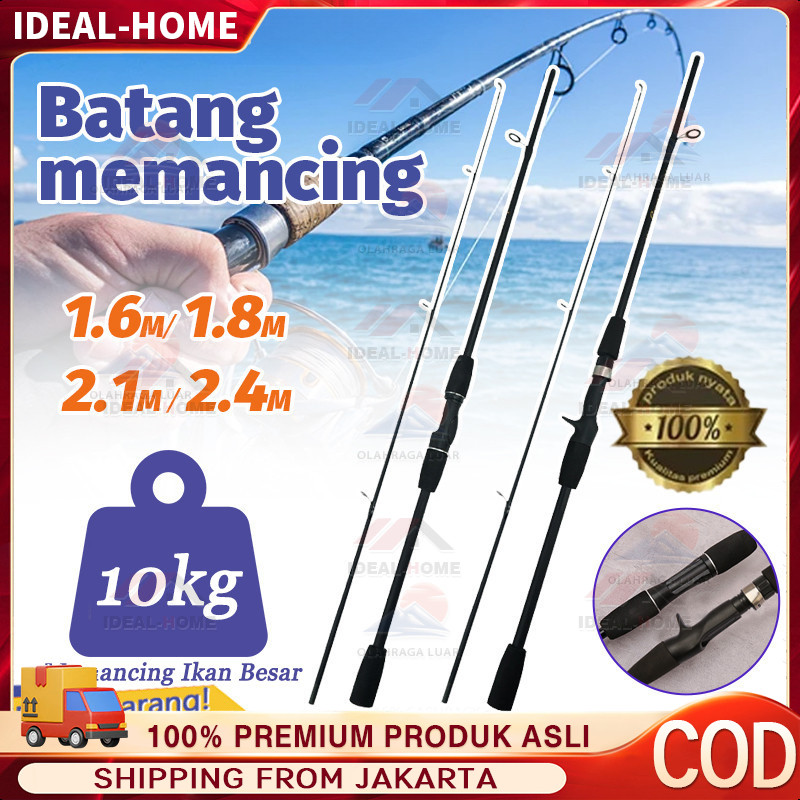 joran pancing joran murah cuci gudang joran pancing carbon joran casting joran kolam ikan mas 1.6M/1