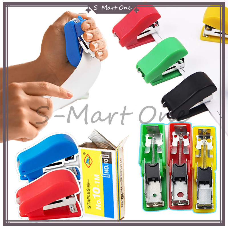 

Staples Kecil /Stapler Mini Lucu/Set Stapler /Penjilidan Buku Staples Warna Warni