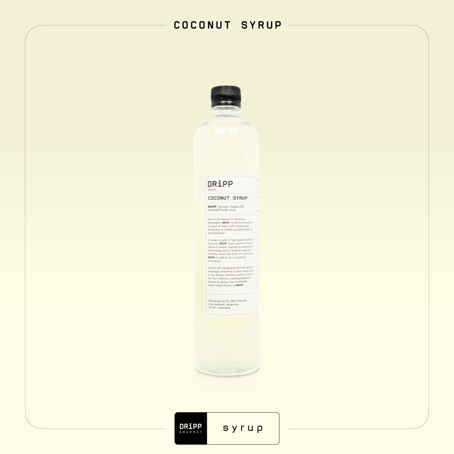 

Dripp Sirup Coconut 760ml - Syrup Rasa Kelapa